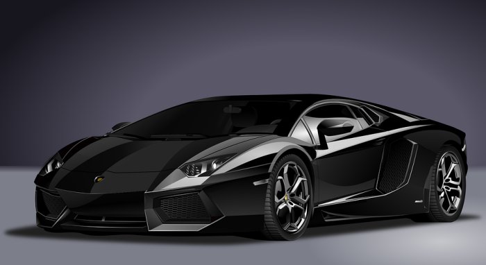 Lamborghini Realistic Sports Black